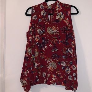 Cold shoulder | Floral Blouse | Large